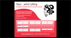 Desktop Screenshot of hearwhostalking.com